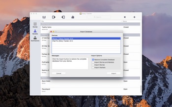 Story Tracker Import from Device